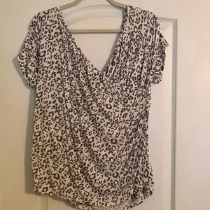 Animal print Torrid wrap top